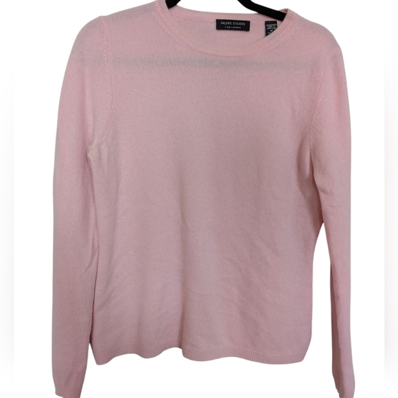 Valerie Stevens Pink Cashmere Sweater sz M - Picture 1 of 4